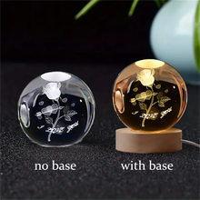 3D Crystal Balls featuring stunning designs of objects, characters, plants, or people. Perfect for room décor.