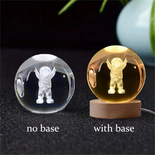 3D Crystal Balls featuring stunning designs of objects, characters, plants, or people. Perfect for room décor.