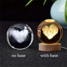 3D Crystal Balls featuring stunning designs of objects, characters, plants, or people. Perfect for room décor.